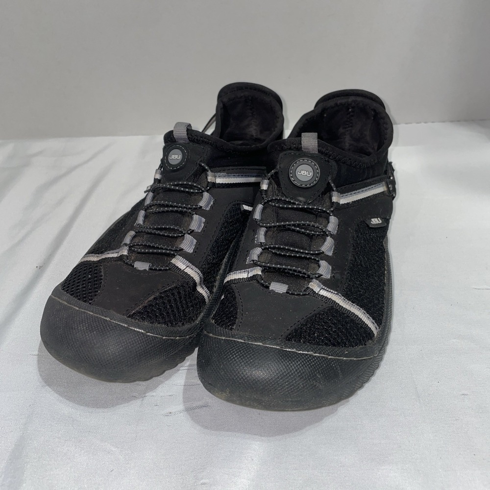 JBU Jambu Women 7.5 M Black‎ Water Ready Vegan Mesh Bungee Slip On Sneakers